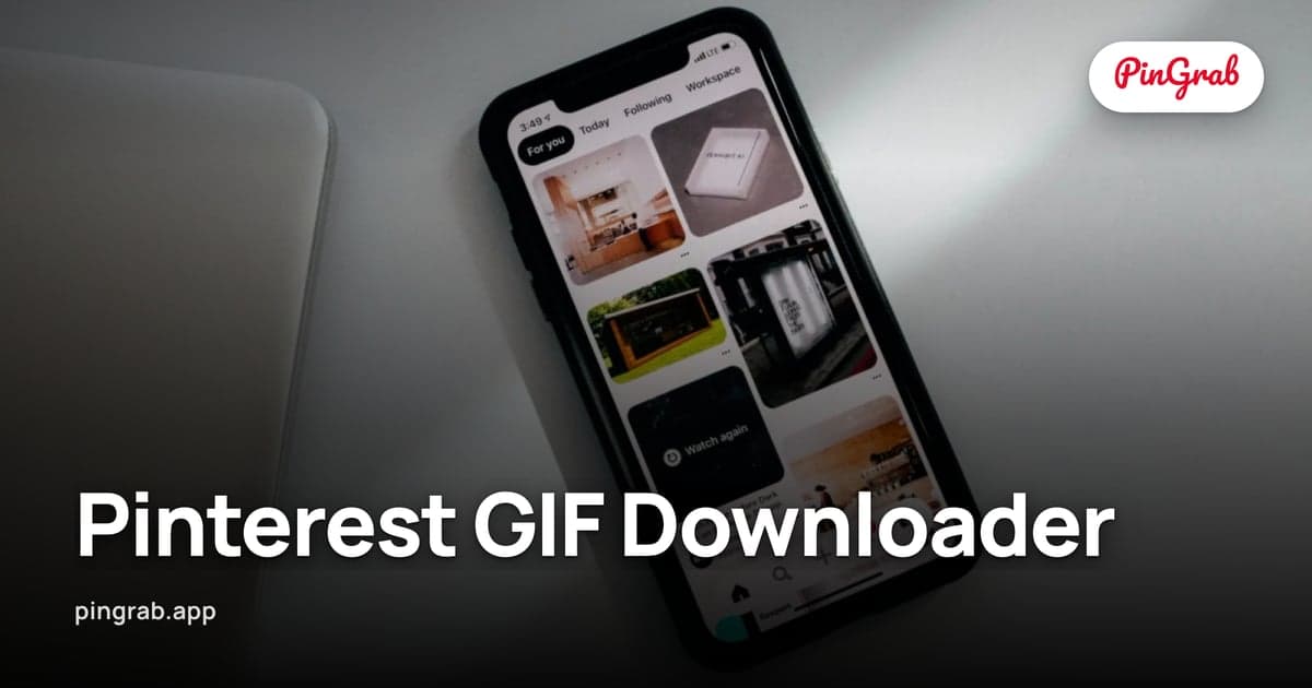 Pinterest GIF Downloader — Animierte Pins als GIF oder MP4 speichern