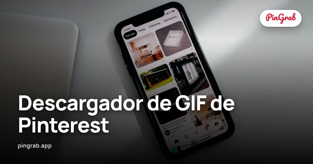 Descargador de GIF de Pinterest — Guarda Pines Animados como GIF o MP4