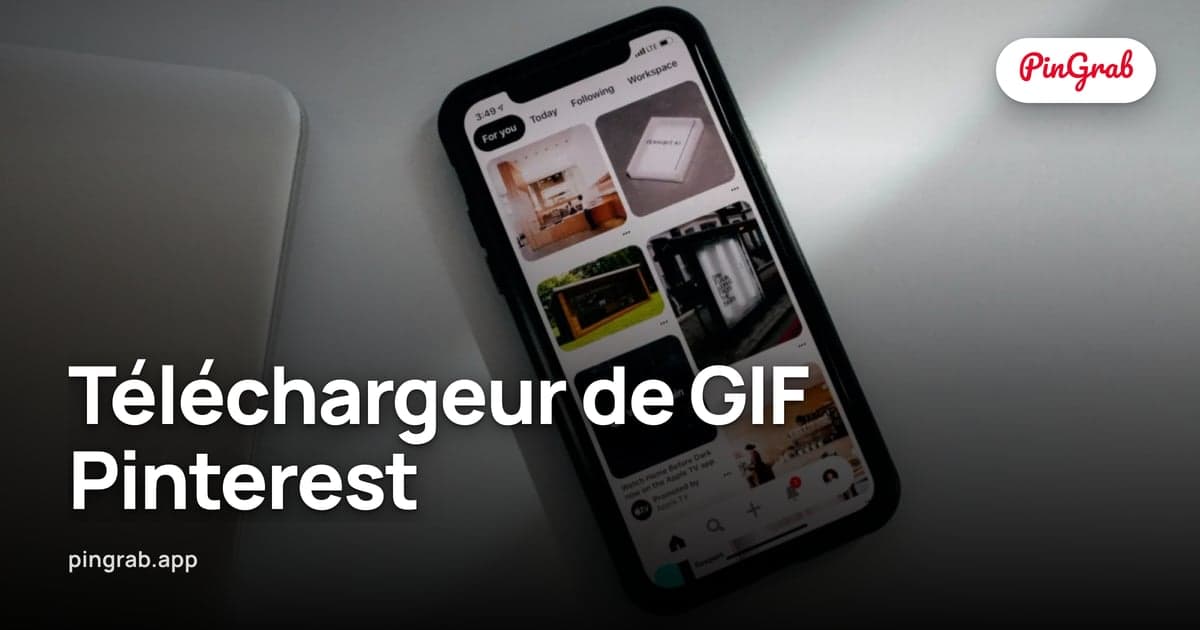 Téléchargeur de GIF Pinterest — Sauvegardez les Épingles Animées en GIF ou MP4
