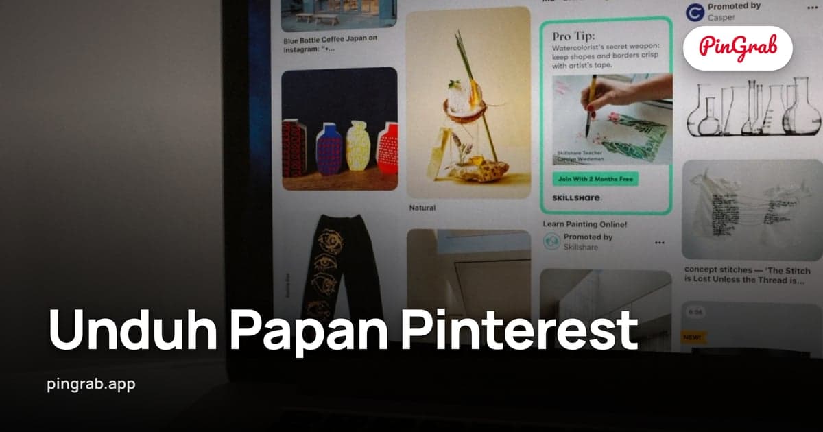 Unduh Papan Pinterest — Ekspor Papan Lengkap sebagai ZIP atau PDF