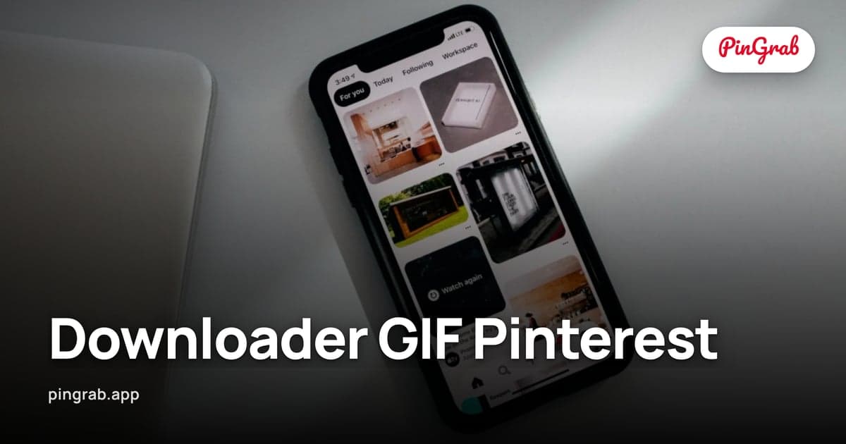 Downloader GIF Pinterest — Simpan Pin Animasi sebagai GIF atau MP4
