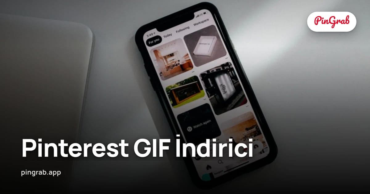 Pinterest GIF İndirici — Animasyonlu Pin'leri GIF veya MP4 Olarak Kaydet